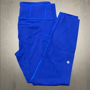 Lululemon Fast and Free 25” Jet Stream Size 10 EUC